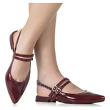 Sapatilha Slingback Bico Fino