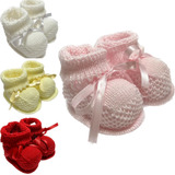 Sapatinho Bebe Em Croche