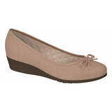 Sapato Anabela Laço Feminina Moleca 5156 705