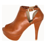 Sapato Ankle Boot Meia