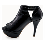 Sapato Ankle Boot Meia