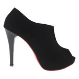 Sapato Ankle Boot Nobuck
