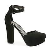Sapato Boneca Modarpe Meia Pata Salto Grosso Feminino M08 Cor Preto Tamanho 39