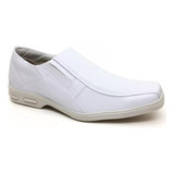Sapato Branco Masculino Bico