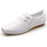 Sapato Calce Fácil Leve Enfermagem Branco
