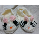 Sapato De Crochê Bebê Recém Nascido - Gata Hello Kitty - 17
