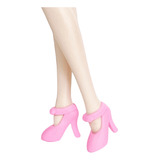 Sapato De Luxo Para Boneca Barbie Sapatinho Floral Rosa