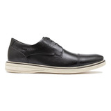 Sapato Derby Cap Toe Democrata Metropolitan Metropolitan Bay 273101 De Couro Preto Design Liso 40 Br Para Adultos Masculino