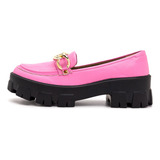 Sapato Fechado Feminino Oxford Solado Tratorado 190253 Moda