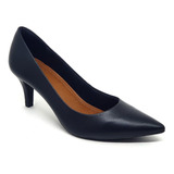 Sapato Feminino Confortável Usaflex Z7601 Azul