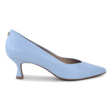 Sapato Feminino Jorge Bischoff Scarpin Azul