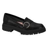 Sapato Feminino Mocassim Loafer Moleca Oxford