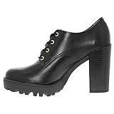 Sapato Feminino Oxford Tratorado Preto Moleca