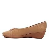 Sapato Feminino Piccadilly Anabela Baixo Fivela Nude 39