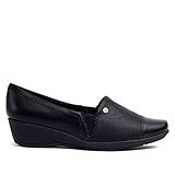 Sapato Feminino Piccadilly Ivone Salto Anabela Preto 39