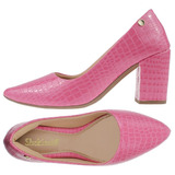 Sapato Feminino Scarpin Coleção Barbie Pink Bico Fino Boneca