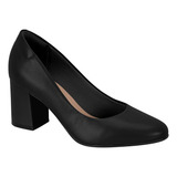 Sapato Feminino Scarpin Salto Grosso Beira Rio Original