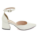 Sapato Feminino Scarpin Salto Médio Macerata Elegante