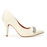 Sapato Feminino Scarpin Strass Salto Alto Vizzano