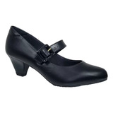 Sapato Feminino Total Conforto Retrô Boneca Vintage S06
