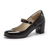 Sapato Femino Scarpin Boneca Confort Baixo Promoção Leve