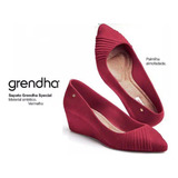 Sapato Grendha Special Vermelho Acamurçado Nº 35 Usado