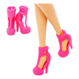 Sapato Luxo P Boneca Barbie Impact Pink Sapatinho Original
