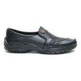 Sapato Mocassim Casual Sapatilha Couro Legítimo Ortopédico