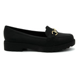 Sapato Modare Mocassim Oxford Casual Leve Tratorado Feminino