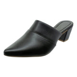 Sapato Mule Scarpin Sintetico