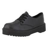 Sapato Oxford Plataforma Fosco Crshoes Lançamento 1602