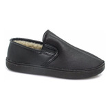 Sapato Pantufa Preto Com Pelo Por Dentro Inteira Specht