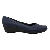 Sapato Piccadilly Anabela Salto Baixo Feminino 143133 136