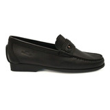 Sapato Samello Mocassim Shelton Monza Preto Couro Original