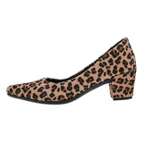 Sapato Scarpin 41 42 43 Social Bico Fino Salto Baixo Grosso