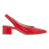 Sapato Scarpin Beira Rio Salto Baixo Bico Fino 4182 220