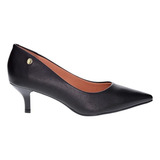 Sapato Scarpin Feminino Salto Baixo Bico Fino Vizzano