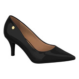 Sapato Scarpin Macio Vizzano Feminino Básico Neutro Social