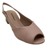 Sapato Scarpin Peep Toe