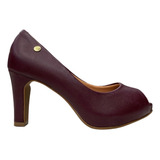 Sapato Scarpin Peep Toe