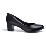 Sapato Scarpin Salto Baixo Social Beira Rio Confort 4777409