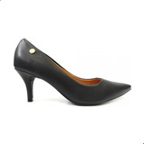 Sapato Scarpin Vizzano Salto Médio Básico Pelica 1185 102