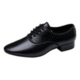 Sapato Social Masculino Couro Amarração Biqueira Elegante