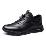 Sapatos Casuais Tênis Masculinos Sapatos De Couro