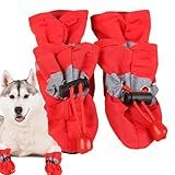 Sapatos De Cachorro Para Cães Pequenos 4 Pet Shoes Para Hot Pavement Botas E Protetores De Patas Para Cães Protetores De Patas Para Cães à Prova D água Com Cordão Ajustável Sapatos Para Cães Para