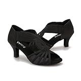 sapatos danca salao femininos latin salsa practice sapatos danca saltos preto