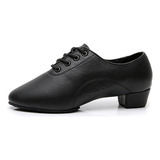 Sapatos De Dança Latina De Couro Masculino