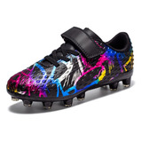 Sapatos De Futebol De Velcro Para Crianças Chuteiras De Fut