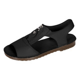 Sapatos De Verão Wedge Heel Hollow Out Fish Mouth Women Sand