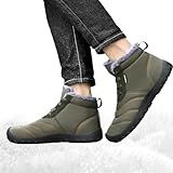 Sapatos Descalços Impermeáveis Pele Forrada Impermeável Botas Quentes Sapatos De Neve Tênis Botas De Caminhada Masculinas Para Caminhadas Ao Ar Livre Mochila Montanhismo Unissex Puchen